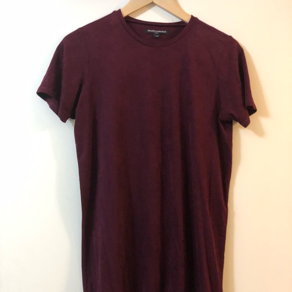 Brandy Melville Suede T-shirt Dress